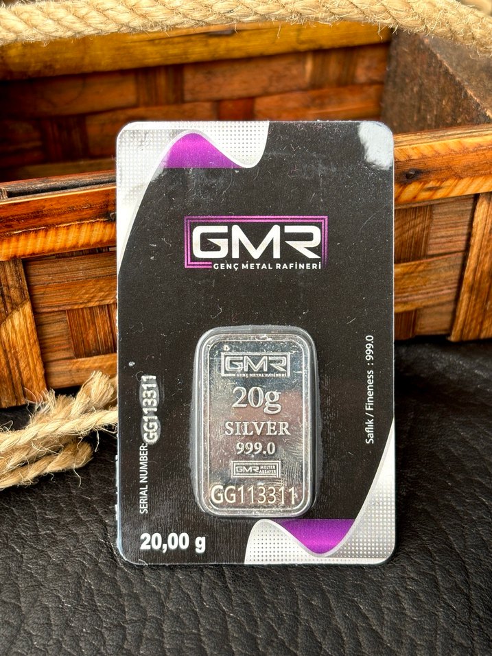 999.0 Ayar 20 Gram Külçe Gümüş - Görsel 2