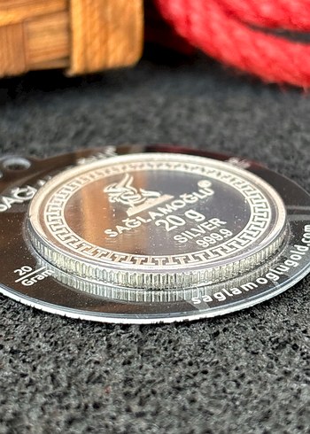 999.9 Ayar Külçe Gümüş Kolye Ucu - Görsel 4