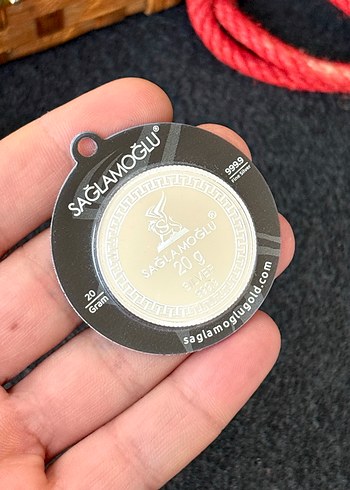 999.9 Ayar Külçe Gümüş Kolye Ucu - Görsel 6