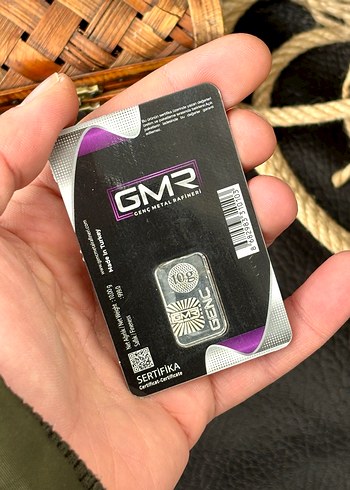 10 gram GMR Külçe Gümüş Metal Rafineri - Görsel 6