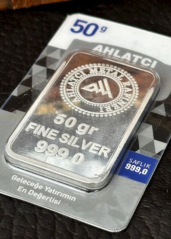 999.0 Ayar 50 Gram Külçe Gümüş - Görsel 2