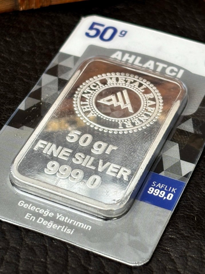 999.0 Ayar 50 Gram Külçe Gümüş - Görsel 2