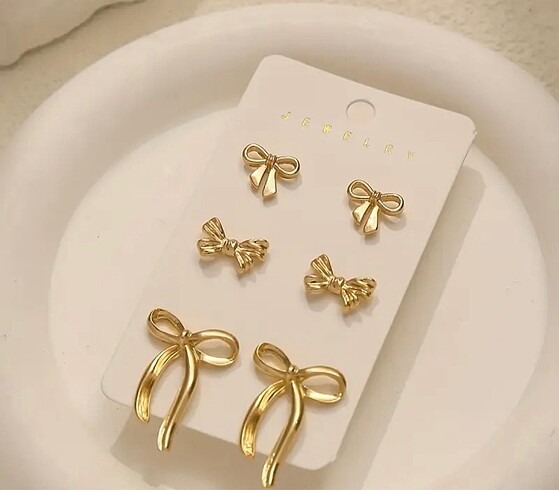 Fiyonk küpe set
