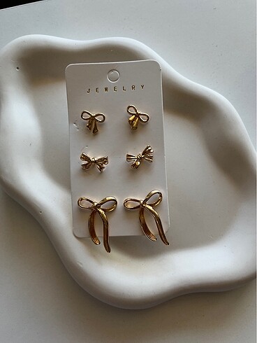 Accessorize Fiyonk küpe set ????????