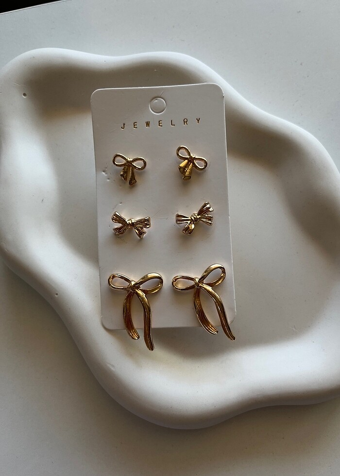 Fiyonk küpe set ???????? - Görsel 2