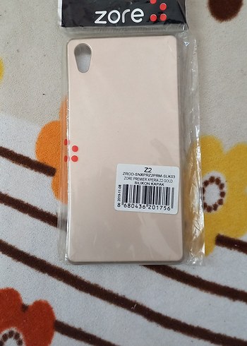 Bej Renkli Zore Baskılı Telefon Kılıfı