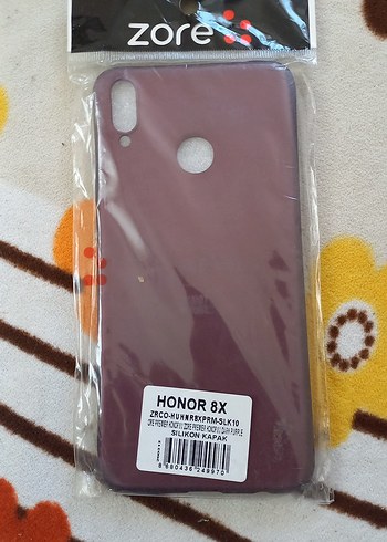 Bordo Honor 8X Fermuarlı Telefon Kılıfı