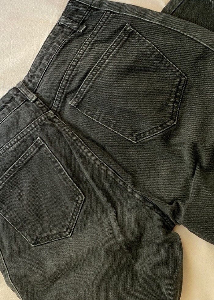 siyah kot pantolon - Görsel 4