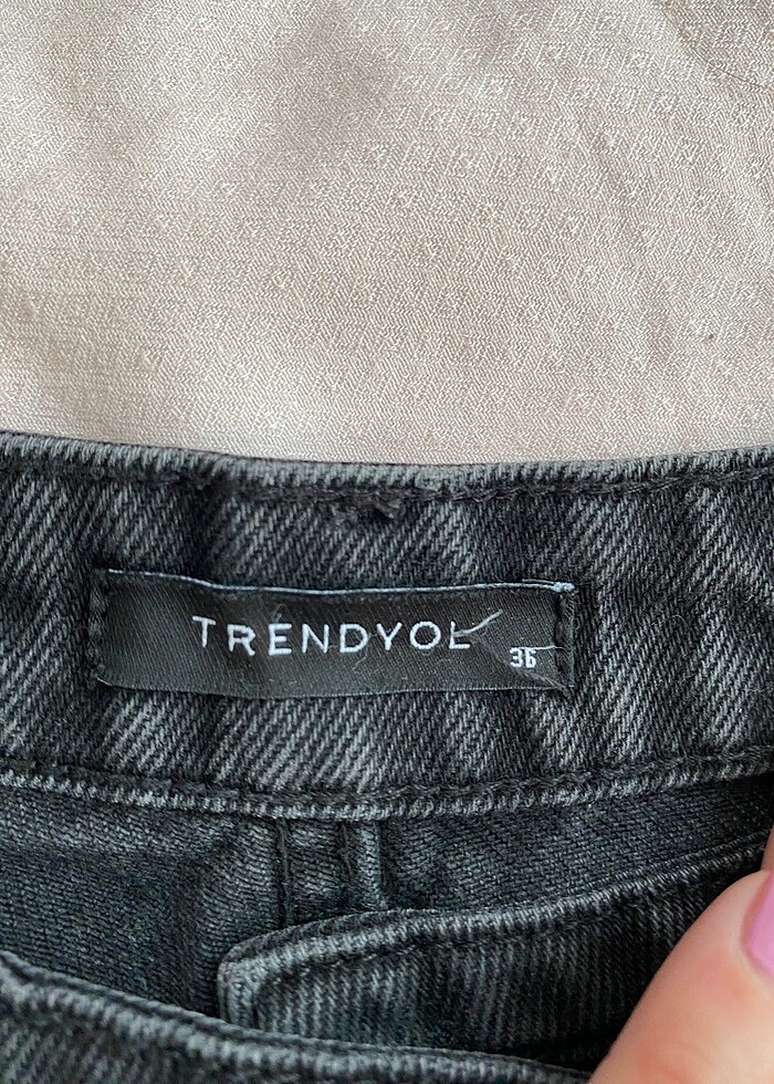 siyah kot pantolon - Görsel 3