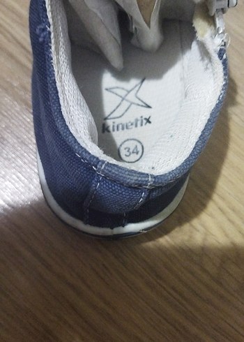 Kinetix Erkek Çocuk Gri Mavi Denim Spor Ayakkabı