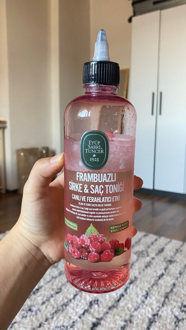 Eyüp Sabri Tuncer Frambuazlı Sirke & Saç Toniği 500 ml - Görsel 2