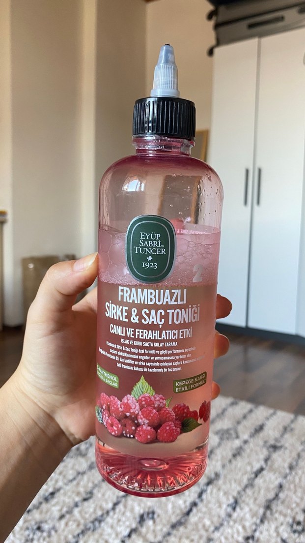 Eyüp Sabri Tuncer Frambuazlı Sirke & Saç Toniği 500 ml - Görsel 3