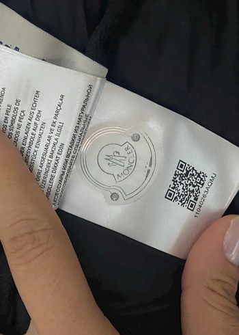 Moncler orjinal Kadın Siyah Parlak Mont - Görsel 4