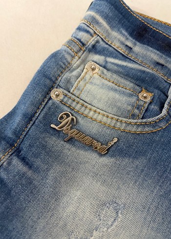 DSQUARED yeni etiketli kadın denim şort - Görsel 2