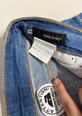 DSQUARED yeni etiketli kadın denim şort - Görsel 4