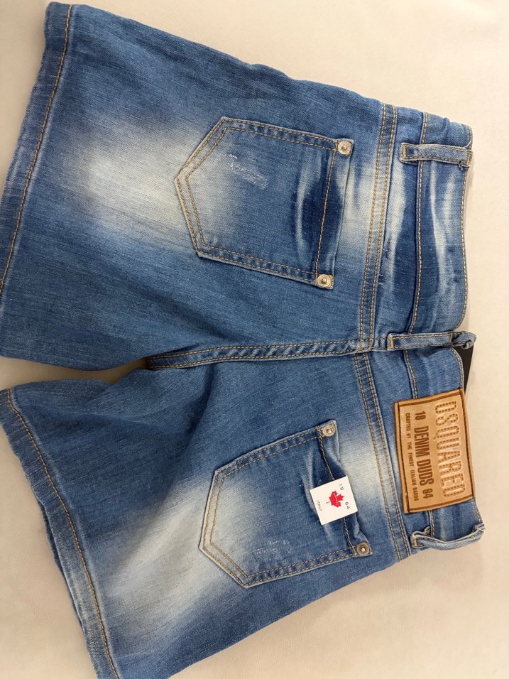 DSQUARED yeni etiketli kadın denim şort - Görsel 5