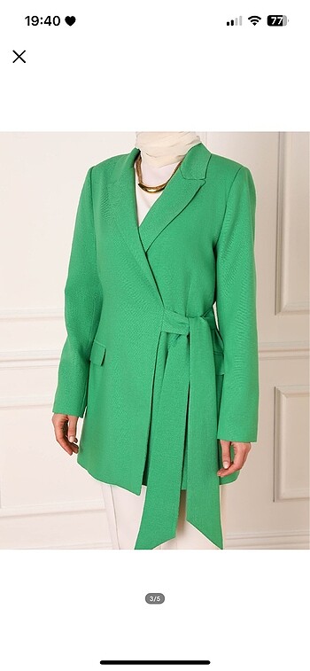 m Beden Yeşil blazer