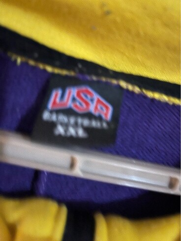 xxl Beden sarı Renk Lakers Sweat