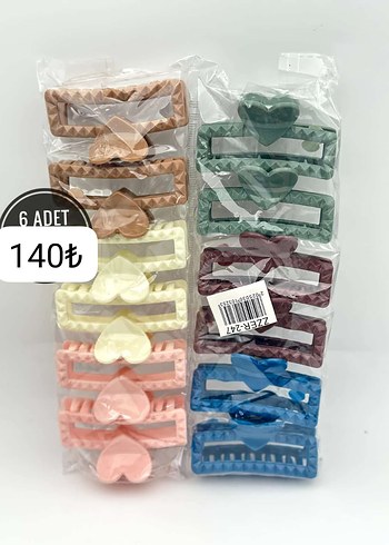 Pastel Renkli Elastik Bohem Saç Tokaları
