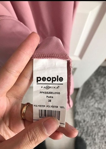 People by Fabrika Pembe Elbise - Görsel 3