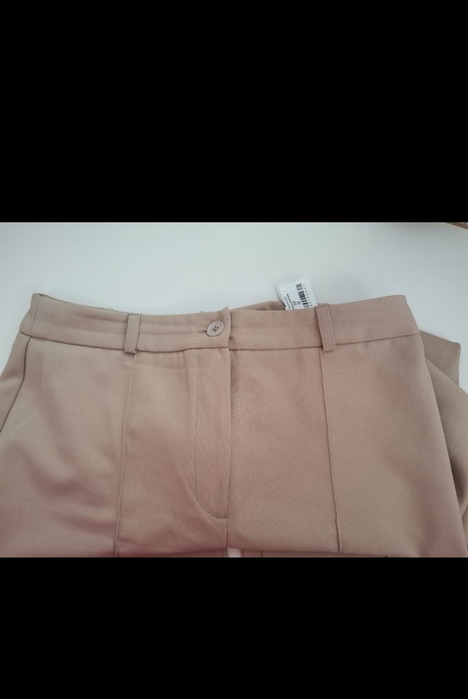 Trendyol Bej Kadın Kumaş Pantolon - Görsel 3