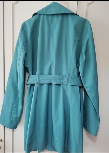 Nine west Turkuaz Düğmeli Kadın Trençkot - Görsel 2