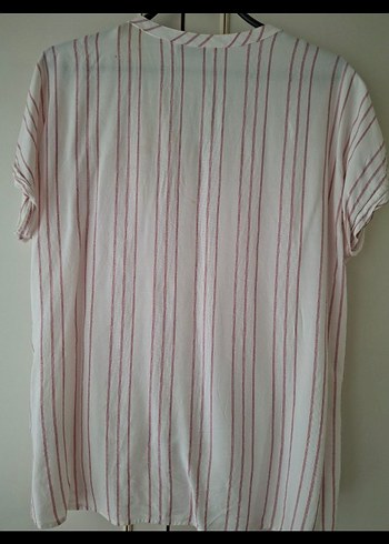 Lcw V Yaka Düğmeli Pamuklu Kadın Gömlek - Görsel 2