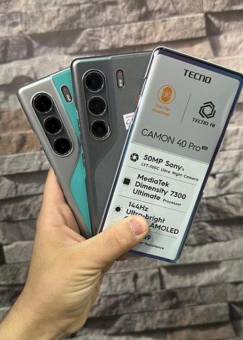 TECNO CAMON 40 Pro 144Hz AMOLED Akıllı Telefon