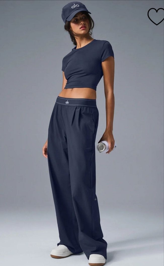 Diger Kadın Lacivert Midi Bol Kesim Eşofman - Görsel 4