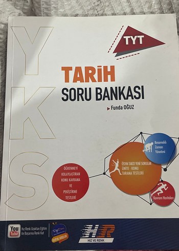 TYT Tarih Soru Bankası Hız ve Renk