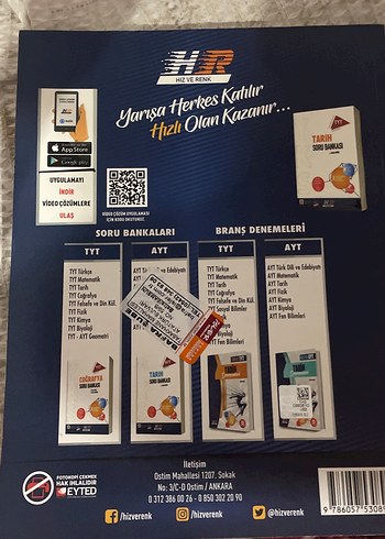  TYT Tarih Soru Bankası Hız ve Renk