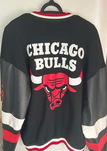 Diğer Siyah Chicago Bulls Uzun Kollu Spor Ceket