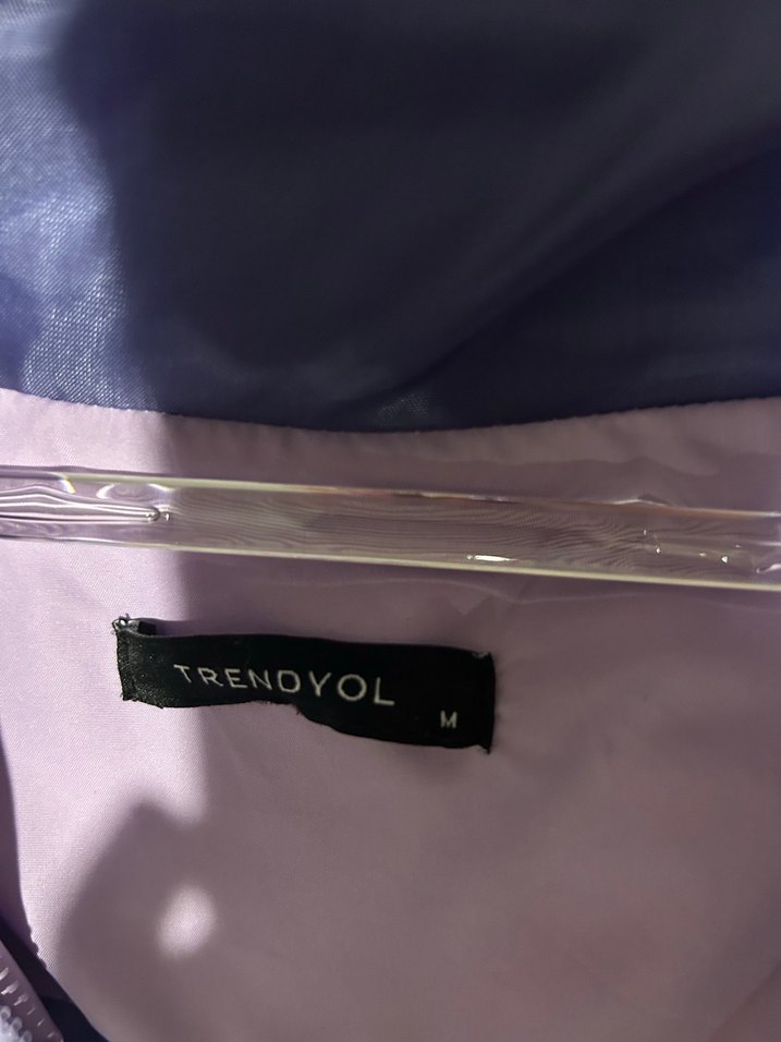 Lila Kadın Kışlık Mont - Görsel 4