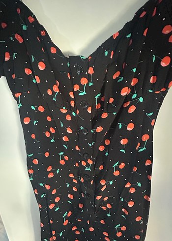 Kiraz desenli tulum - Görsel 2