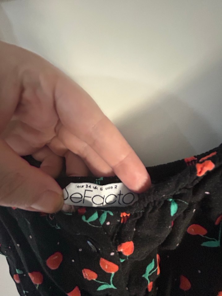 Kiraz desenli tulum - Görsel 3