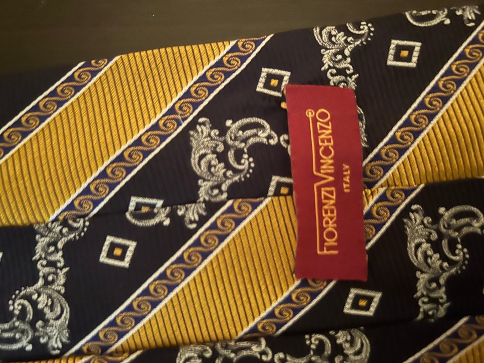 Fiorenzi Vincenzo Marka Desenli Erkek Kravat - Görsel 2