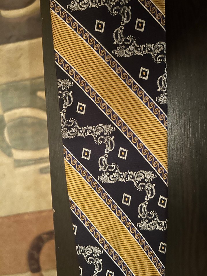 Fiorenzi Vincenzo Marka Desenli Erkek Kravat - Görsel 3