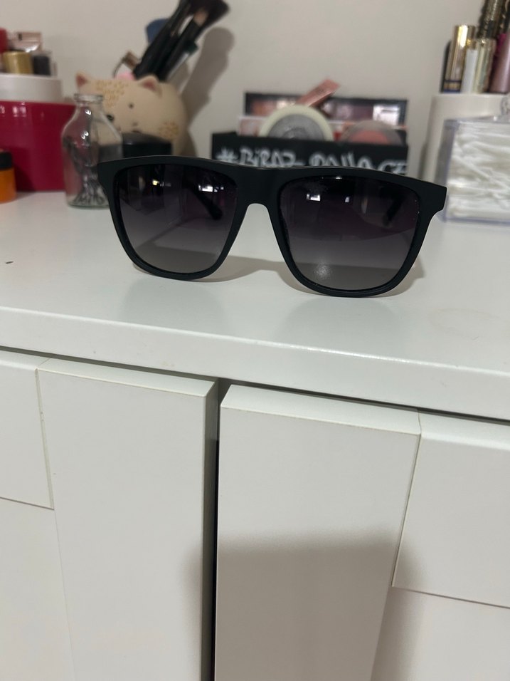 Vintage Vts Marka-Siyah  Unisex Güneş Gözlüğü - Görsel 2