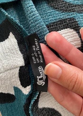 Diğer Kadın Çok Renkli Uzun Salaş Kimono