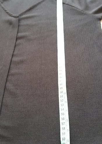 Siyah V Yaka Uzun Kollu Kadın Bluz - Görsel 5