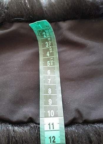 Kadın Siyah Uzun Kürk Detaylı Şal - Görsel 6