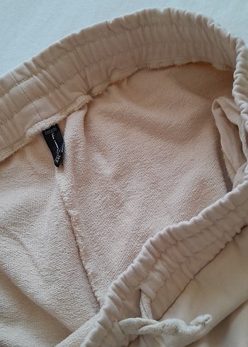 Bej Rahat Kesim Kadın Eşofman Altı - Görsel 6