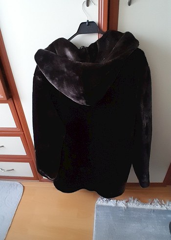 Büyük beden kapusonlu peluskurk - Görsel 3