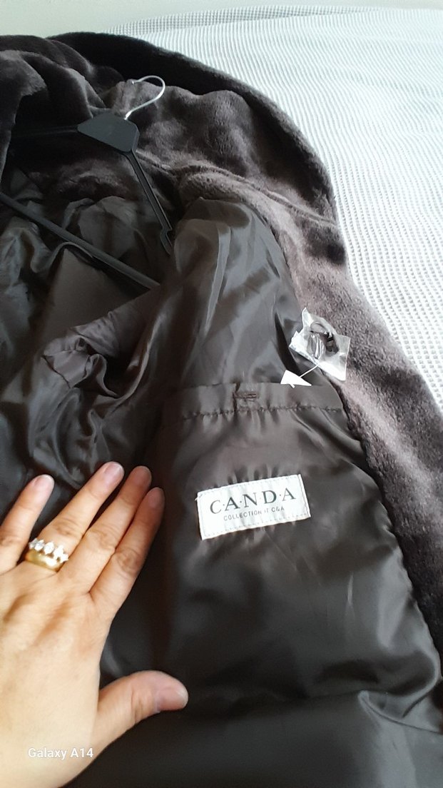 Büyük beden kapusonlu peluskurk - Görsel 4