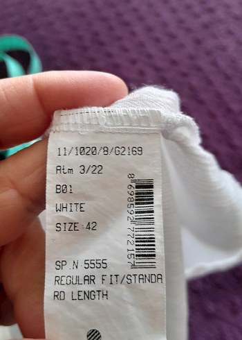 Püsküllü Nakışlı Beyaz bluz - Görsel 4