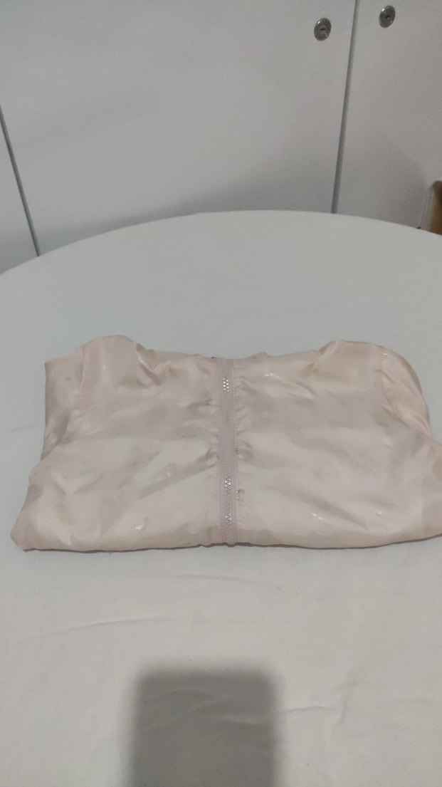 Kız Çocuk Parlak Pembe Kapüşonlu Yağmurluk - Görsel 4