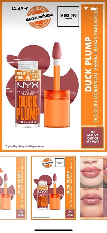  Beden Nyx duck plump 08
