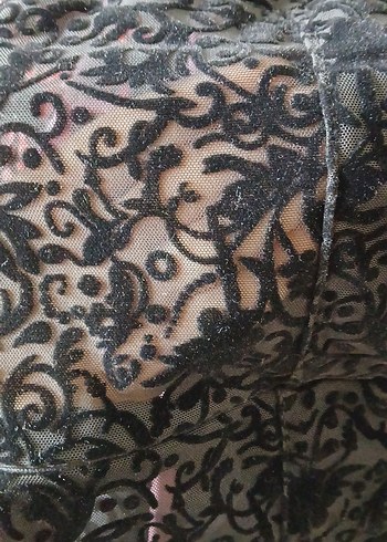 Uzun Kollu Siyah Dantel özel gün  Elbise - Görsel 3