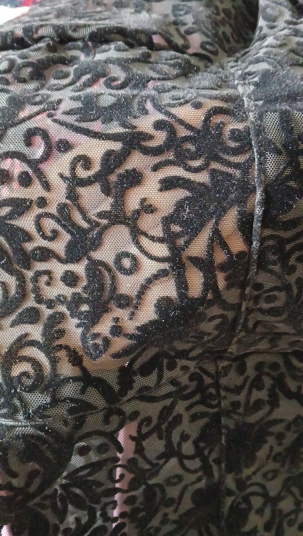 Uzun Kollu Siyah Dantel özel gün  Elbise - Görsel 3