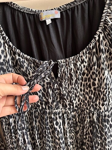 Leopar elbise - Görsel 4